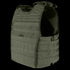 The Condor EXO Plate Carrier Gen II in olive green features multiple rows of MOLLE webbing, making it ideal for military use or as essential EDC gear at the range—designed to enhance your personal protection.
